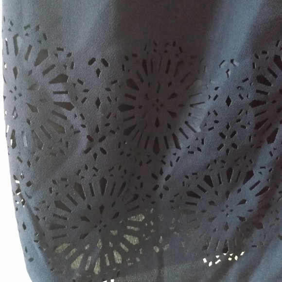 NWT Banana Republic - Navy Spaghetti Strap Blouse - Picture 3 of 3